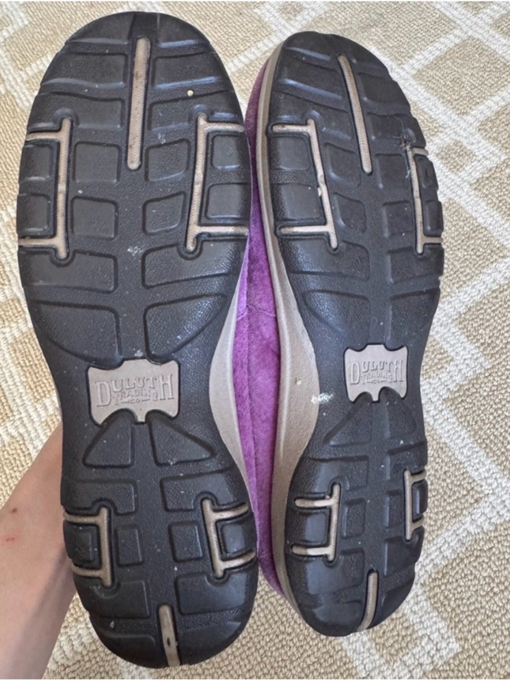 Duluth Trading Suede Ballet Flats Purple Comfort Shoes Size 8 - Picture 4 of 7